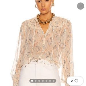 Ulla Johnson Eloise blouse size 0